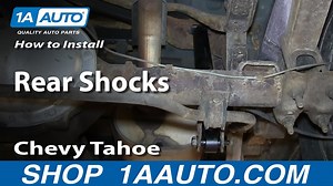 How to Replace Rear Shocks 1995-2000 Chevy Tahoe