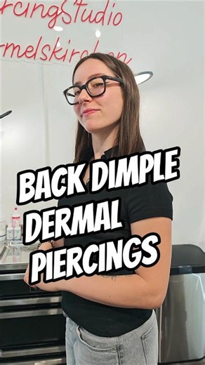 🔥 Back Dimple Dermal 🔥#PiercingStudioWermelskirchen #piercing #dermalpiercing #piercings #tattoo