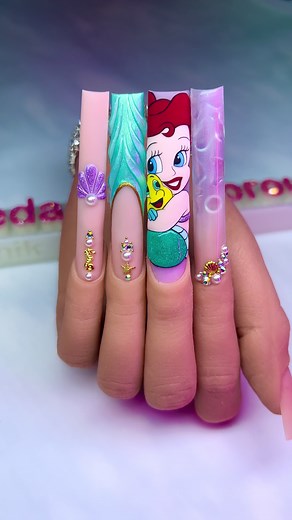 Ariel Nail Art Ideas for Your Next Manicure