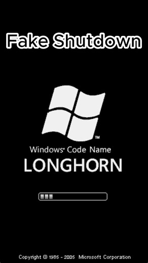 windows longhorn fake vs real startup sound #memes #viral #funny