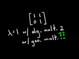 DIRTY Shortcut to Find Geometric Multiplicity [Passing Linear Algebra]