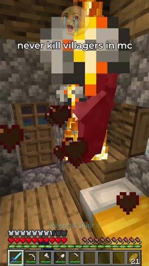 NEVER HURT VILLAGERS IN MINECRAFT 😭