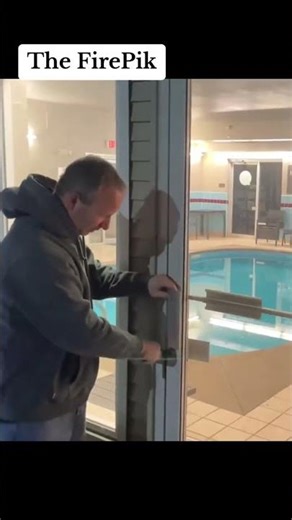 FirePik: The Ultimate Tool for Outward Swinging Doors #GOAT #DoorHacks