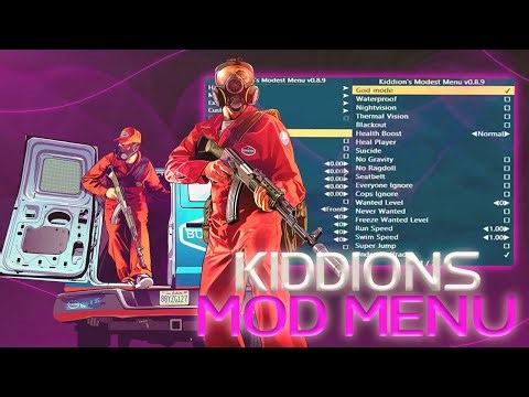 FREE Download GTA V Kiddions Mod Menu 2025 – BEST GTA 5 HACK & CHEAT MENU for PC