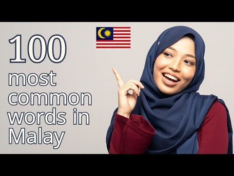 100 most common words in Malay (Malaysian) Language