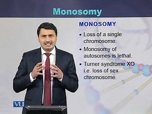 Monosomy | Cell Biology | BIO5105_Topic149