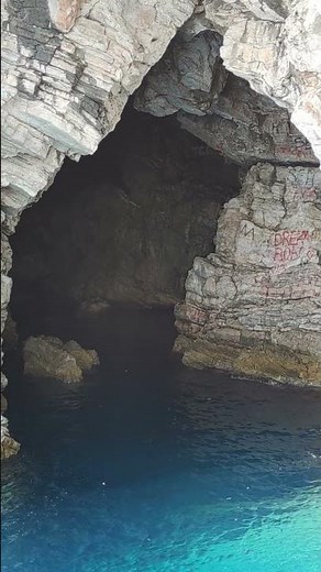This Is The Pirate Cave In The Aegean Sea Coast