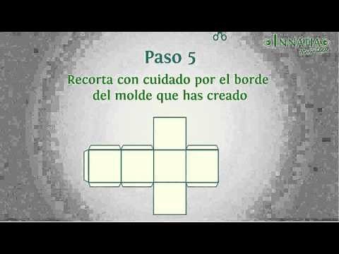 Cómo hacer un cubo de papel o cartón paso a paso | INNATIA.COM
