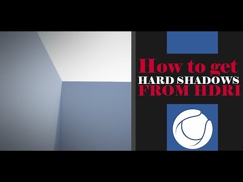 Tips to get Hard Shadows with HDRI