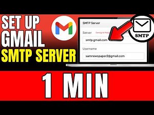 How To Set Up Gmail SMTP Server 2026 (Fast And Easy)