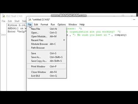 2- Your first Python program in IDE
