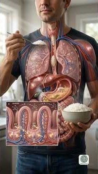 What Rice Actually Does Inside Your Body (White Rice vs Brown Rice) #rice