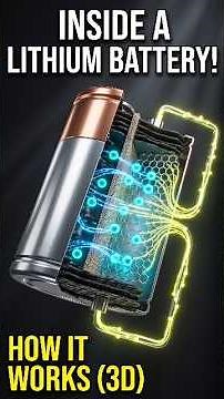 How a Lithium-Ion Battery Works | 3D Animation