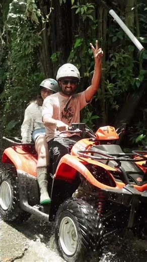 ATV bike ride in Ubud Bali #explore #travel #bali #indonesia #adventure #atvbike #coupletravel