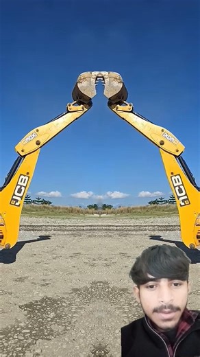 jcb stunt 🤯 system #jcb #automobile #stunt #farming #tractor