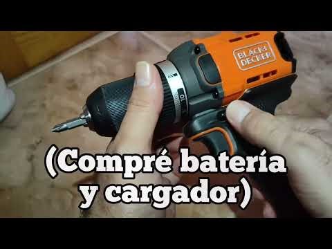 BLACK+DECKER Taladro Atornillador Sin Cable de 18V, La calidad se nota, da gusto Viene SIN batería