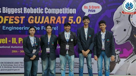 🚀 Maze Masters in Action: OurJHS Shines at ROBOFEST 5.0 – Making Waves at ROBOFEST Gujarat 5.0, India’s Biggest Robotics Showdown! 🤖 We are over the moon 🌙 to announce that Our JHS has truly made its mark at ROBOFEST Gujarat 5.0, showcasing innovation, creativity, and technical brilliance! 🌟 Our talented Grade 9 innovators — 👩‍💻🤖💡 ▪️ Ishaan Mohire ▪️Vedant Ghorpade ▪️ Reet Mahuli ▪️ Ira Shetty designed a Maze Solving Robot 🌀🤖 that secured a spot in the Final 15 and __ 💸 for their outs