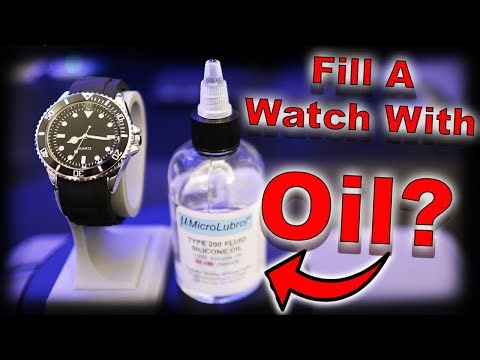 How to Hydromod A Watch - Filling A Watch With OIL?