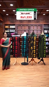 Product Codes: ✨Green : POPM608 – Price Rs 1,370 Offer Price Rs 1,233 ✨Mustard : POPM609 – Price Rs 1,370 Offer Price Rs 1,233 ✨Red : POPM610 – Price Rs 1,370 Offer Price Rs 1,233 ✨Blue : POPM611 – Price Rs 1,370 Offer Price Rs 1,233 ✨Use this code in our website www.pothys.com to find these sarees Offer valid only today ( 21-11-2025) ✨If you need help call us at: 91 89395 93990, 91 89395 93996 or walk into our store Step into effortless style with our viscose georgette churidar set, crafted for