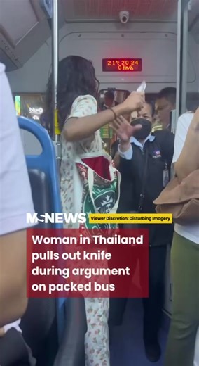 The woman, believed to be under the influence of drugs, was heard talking and swearing to herself when she boarded the bus. #mustsharenews #sgfyp #thailand