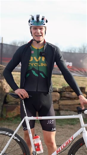 Leif Bryan is your Men’s Collegiate Club National Champion!🇺🇸 🎥: @kahncreative #CXNats | @fayettevillear | @themeteorcafe | USA Cycling