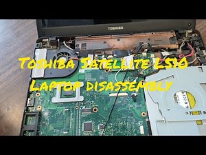 Toshiba Laptop disassembly to see what's inside