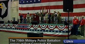 716th Military Police Battalion Returns to Ft. Campbell