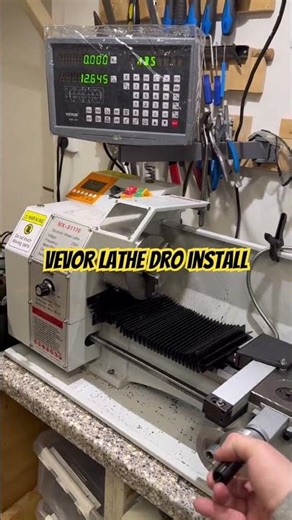 Trying out a Vevor DRO on a vevor mini lathe
