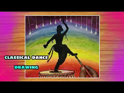 How to Draw a Classical Dancer | Bharatanatyam Dance Drawing | Kathak Dance Art
