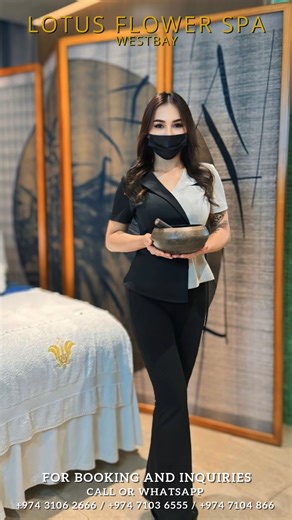 Lotus Flower Spa Westbay on Instagram: ""Breathe in relaxation, breathe out stress," Self-care is not a luxury; it's a necessity. Book an appointment at Lotus Flower Spa - Element Westbay, Element City Center and Delta by Marriott. Call or WhatsApp us At ☎️ *+974 3106 2666 / +974 7069 8999 / +974 7103 6555* ⏱️ We are open from 11am to 12am daily. 📍*Elements Westbay , Delta Hotel, Elements City Center,Westbay* #qatarliving #qatarlife #qatari #qatarairways #qatarfootballteam #qatarfootballassocia