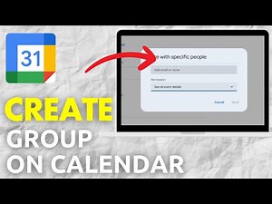 How To Create Google Calendar For A Group