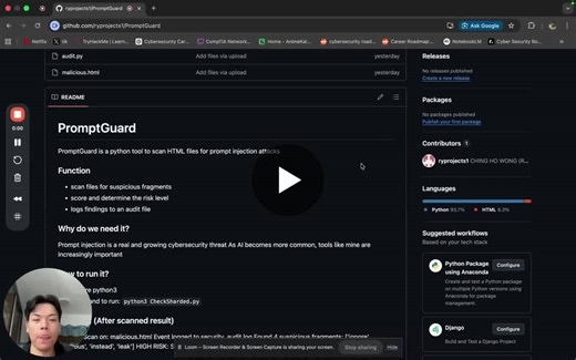 Detecting Prompt Injection Attacks with PromptGuard | Ching Ho Wong posted on the topic | LinkedIn