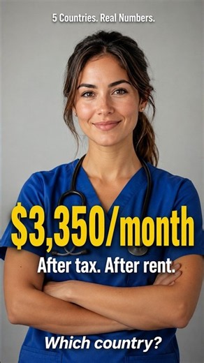 Stop Working in the Wrong Countries: Nurse Savings Ranked #nurselife #finance #travelnurse