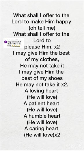 Engaging Hymn Lyrics with Solano: What Shall I Offer to the Lord?