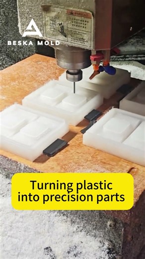 CNC Machining Plastic Process #precisionmachining #shorts