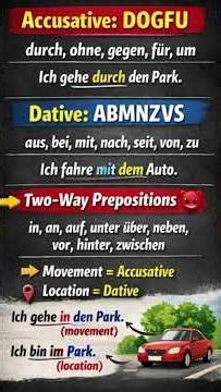The German Preposition Rule Nobody Explains 🇩🇪 #germanpronunciation #germanlanguage