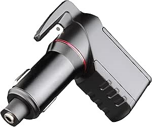 Ztylus Stinger Car Emergency Escape Tool, Spring-Loaded Window Breaker, Car Safety Hammer, Seatbelt Cutter and Window Glass Breaker, USB Car Charger, 2 USB Ports Max 2.4A (Black)