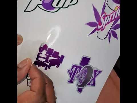 sublimation on sticker paper