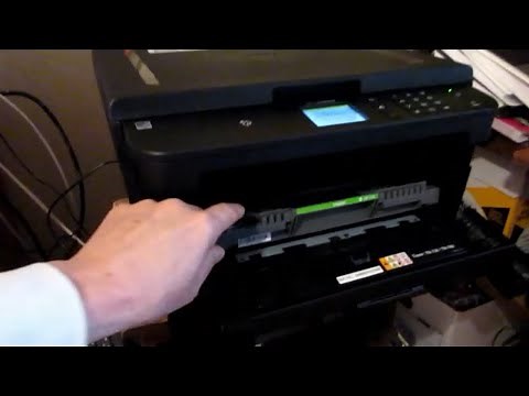 How to install toner cartridge in Brother laser printer HL-L2395DW.
