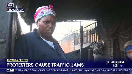 [LIVE NOW🔴] Police fire teargas at protesting Thembisa residents. The residents are protesting against electricity hikes. The City of Ekurhuleni has approved the tariff increases for the 2025/26 financial year. #eNCA reporter Bafedile Moerane reports. | eNCAnews