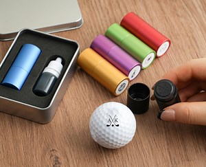 Personalized Golf Ball Stamp: Custom Logo Marker, Golfer Gift - Etsy UK