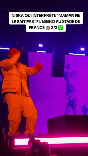 Niska et Ninho en concert au Stade de France