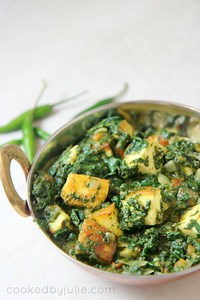 Saag Paneer - Keto Friendly, Gluten-Free Cooked by Julie (VIDEO)