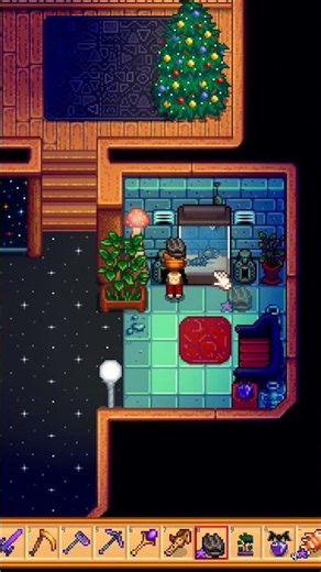 Krobus's room design in Stardew Valley
