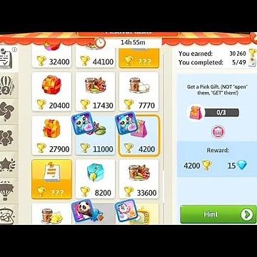 My Cafe ☕️| How to complete get pink gifts quest 🎁|