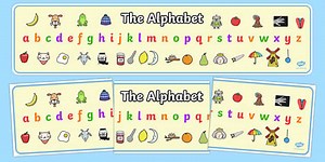 Alphabet Display Banner