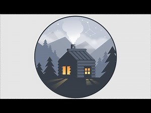 Inkscape Tutorial | How To Make Wooden House Step By Step