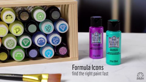 FolkArt Color Shift Acrylic Craft Paint, Gloss Finish, Blue, 2 fl oz