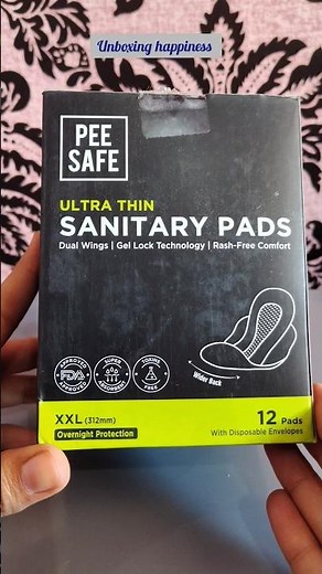 best sanitary pads peesafe sanitary pads review XXL size #peesafe #bestsanitarypads