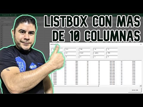 [EASY] 👉 ListBox with more than 10 columns in Excel VBA